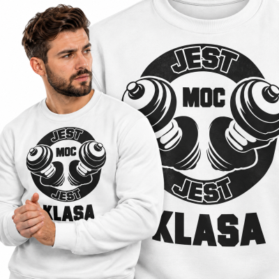 BLUZA  NA SIŁOWNIĘ  JEST MOC